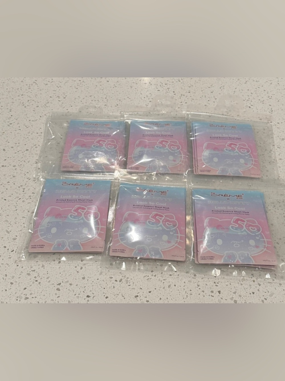 The Crème Shop Hello Kitty Sheet Mask Packs - Set of 6